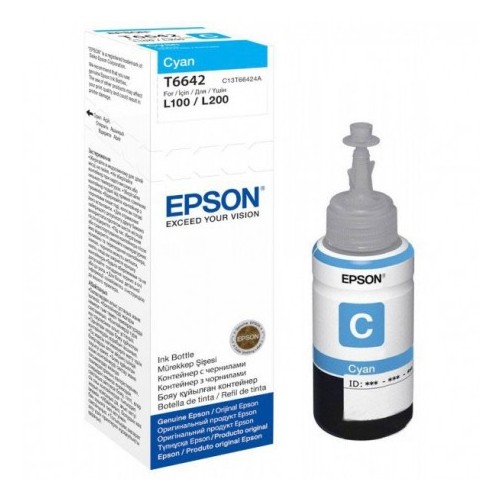 Bouteille d'encre Epson T6642 Cyan 70ml Bouteille d'encre Epson T6642 Cyan 70ml