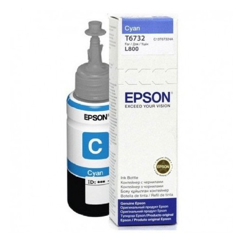 Bouteille d'encre Epson T6732 Cyan 70ml Bouteille d'encre Epson T6732 Cyan 70ml