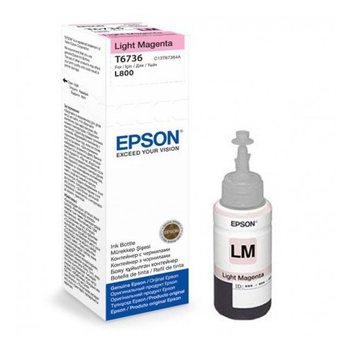 Bouteille d'encre Epson T6736 Light Magenta 70ml Bouteille d'encre Epson T6736 Light Magenta 70ml