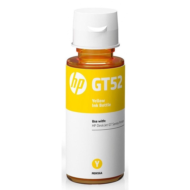 Bouteille d'encre Originale HP GT52 - Jaune - 70ml