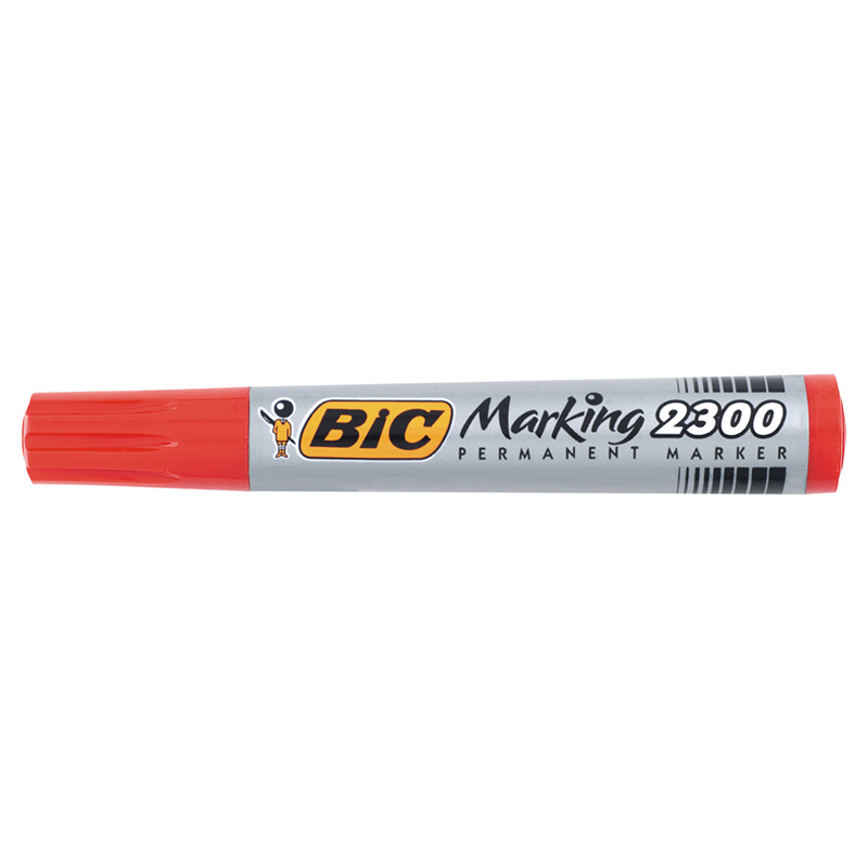 Markeur Permanent Bic 2300 - Rouge