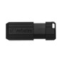 Flash Disque 32Go USB 2.0 Verbatim Pinstripe - Noir