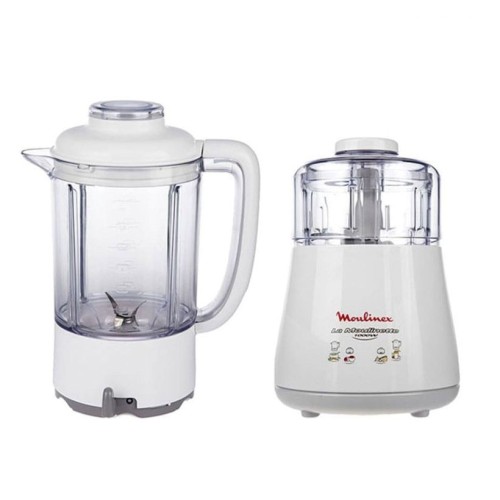Moulinette Moulinex 1000 Watt 330g - Blanc (DPA241) Moulinette Moulinex 1000 Watt 330g - Blanc (DPA241)