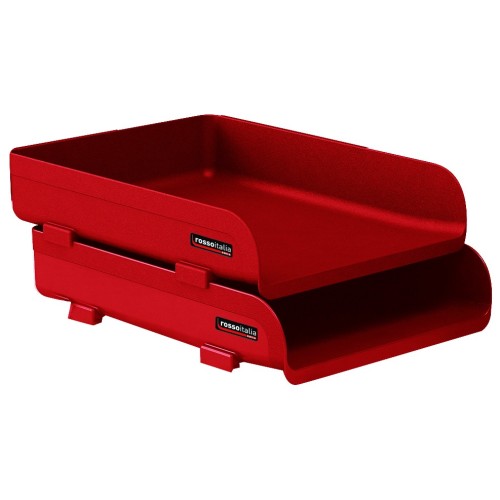Corbeille a courrier RossoItalia ARDA Rouge 85510RIR Corbeille a courrier RossoItalia ARDA Rouge 85510RIR