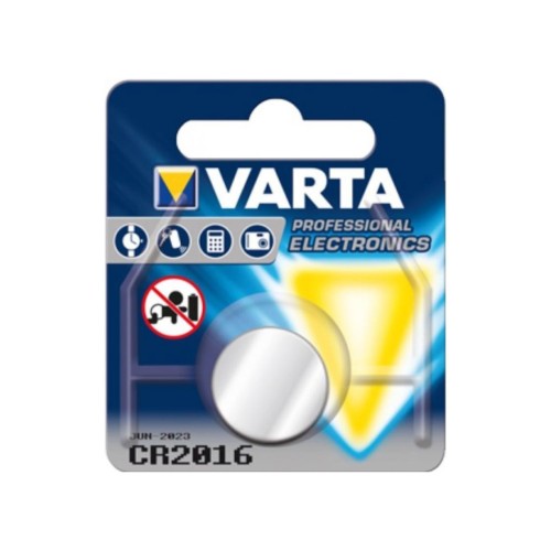 Piles électronique CR2016 VARTA Lithium 3V