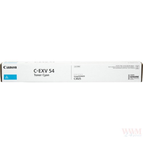 Toner Laser Canon C-EXV54 - Cyan Toner Laser Canon C-EXV54 - Cyan