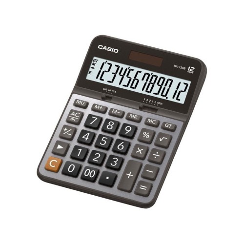 Calculatrice de bureau Casio 12 chiffres  (DX-120B-W-DC) Calculatrice de bureau Casio 12 chiffres  (DX-120B-W-DC)