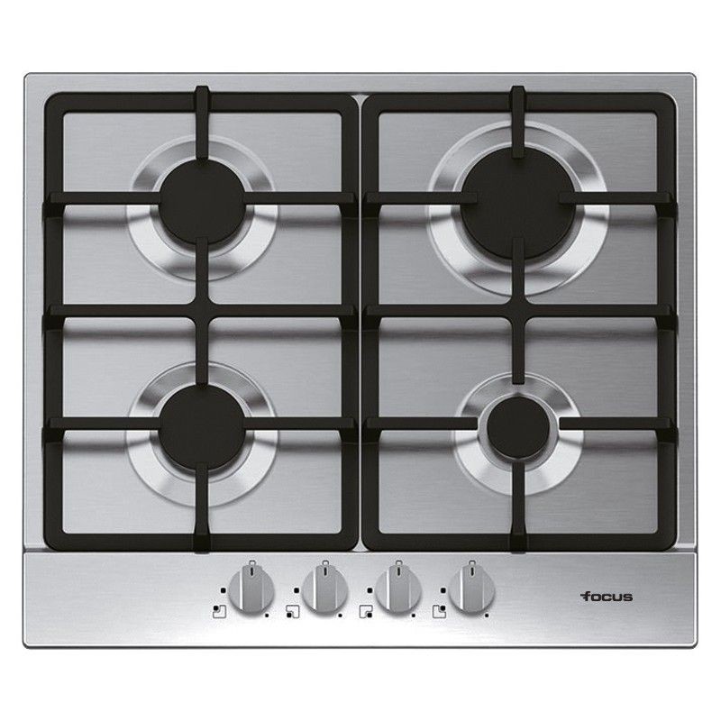 Table de cuisson Focus F408X 60cm inox – 4 feux gaz