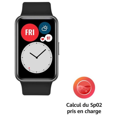 Montre Connecté HUAWEI Watch Fit - Noir Montre Connecté HUAWEI Watch Fit - Noir