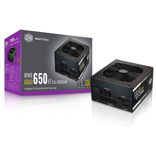 ALIMENTATION 650W COOLERMASTER MWE GOLD V2 MODULAR 80+ GOLD ALIMENTATION 650W COOLERMASTER MWE GOLD V2 MODULAR 80+ GOLD