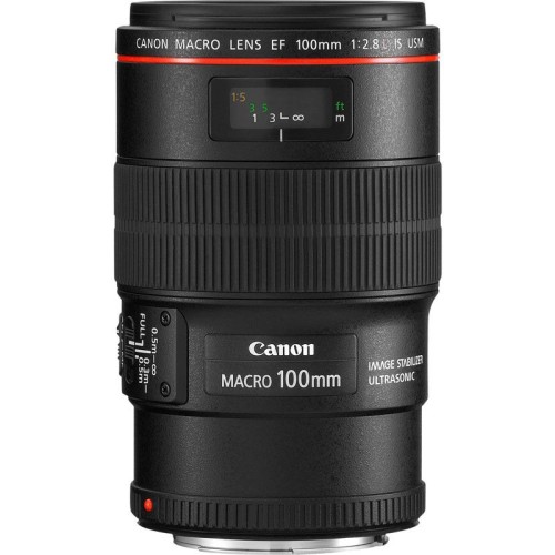 Objectif Canon EF 100mm f/2.8L Macro IS USM (3554B005) Objectif Canon EF 100mm f/2.8L Macro IS USM (3554B005)