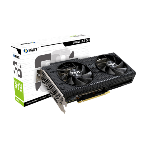Carte Graphique PALIT VGA RTX3060 DUAL - 12GB GDDR6 Carte Graphique PALIT VGA RTX3060 DUAL - 12GB GDDR6