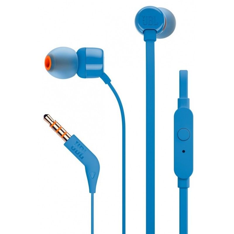 Écouteur intra-auriculaire JBL T110 Bleu