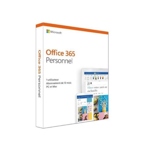 Microsoft Office 365 Personnel 1 Utilisateur/1 an -  (CODE NUMERIQUE) Microsoft Office 365 Personnel 1 Utilisateur / 1 an