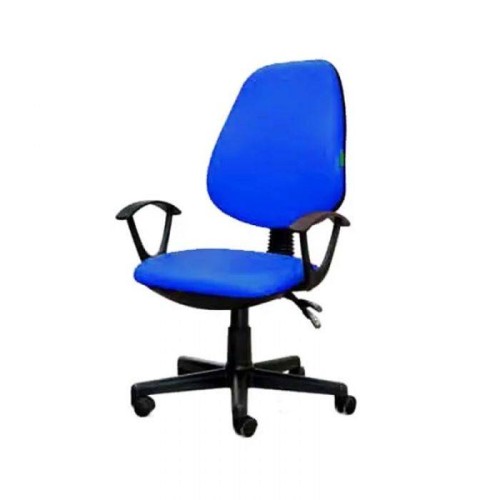 Chaise De Bureau Sécretariat SOTUFAB En Simili Cuir Avec Accoudoirs - Bleu Chaise De Bureau Sécretariat SOTUFAB En Simili Cuir Avec Accoudoirs - noir