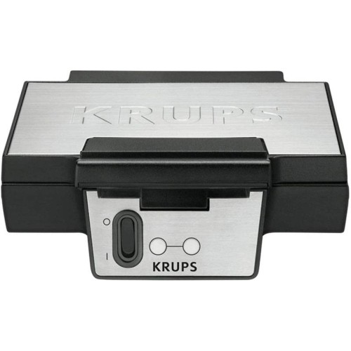 Gaufrier INOX KRUPS FDK251 850 W Doubles Plaques de Cuisson