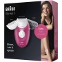 Épilateur BRAUN Silk-3 Blanc Et Rose SE3-410 + Garantie 1 an