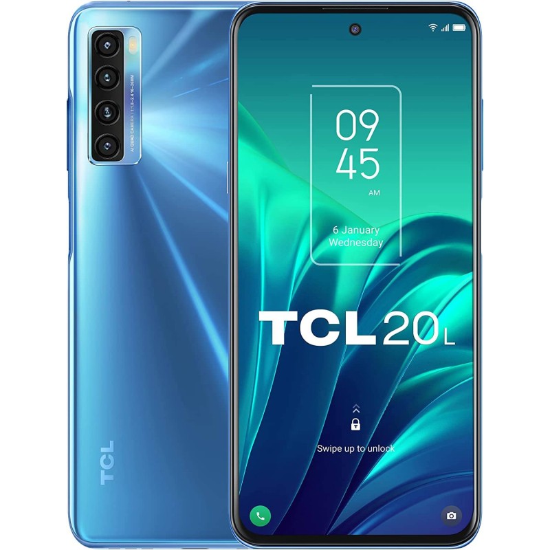 Smartphone TCL 20L 4G 4Go 128Go Double SIM - LUNA BLUE