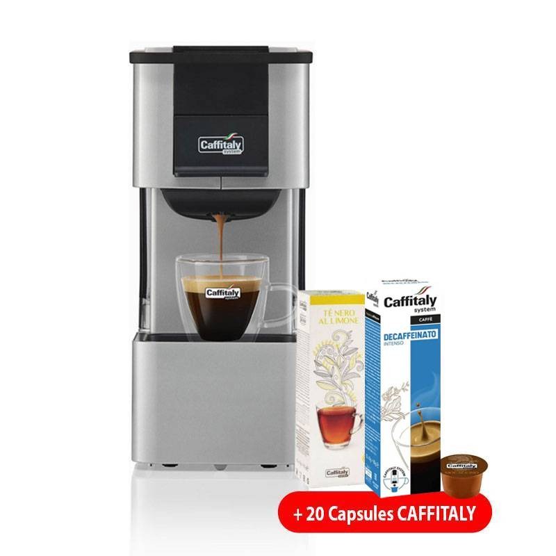 Machine à Café CAFFITALY Iris S27 + 20 Capsules