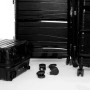 Set de trois valises avec roues démontables Titou - Noir