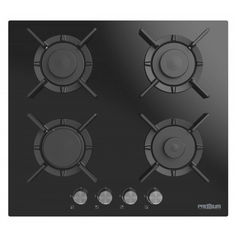 Plaque de cuisson encastrable PREMIUM 60 cm 4 Feux AP1641 BS02 - Noir