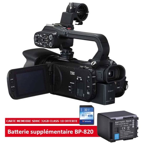 Camescope Canon XA11 FHD compact professionnel - Double Batteries Camescope Canon FHD compact professionnel XA11