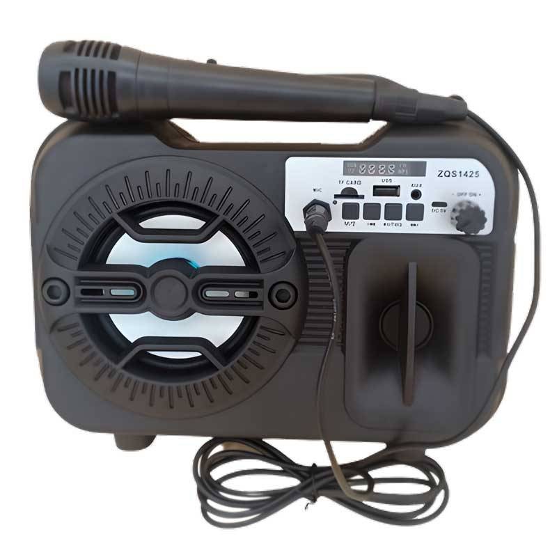 Haut Parleur Bluetooth ZQS 1425 Rechargable Avec Microphone + RADIO FM - Noir
