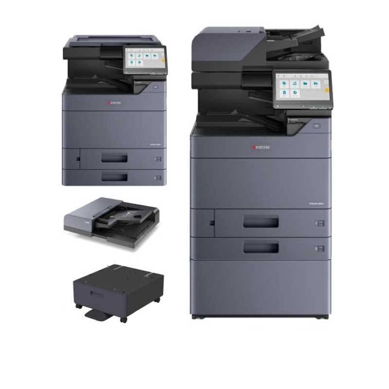Photocopieur Laser Kyocera l TASKalfa 4054ci l Couleur l A3 l Réseau l 300 g/m² l chargeur de documents + Socle d'origine