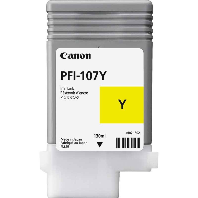 Cartouche encre Canon PFI-107 Jaune - 130 ml