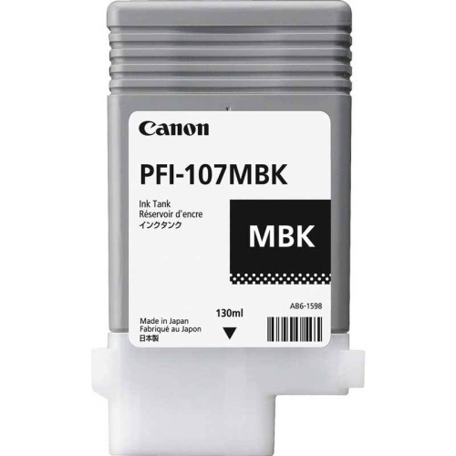 Cartouche encre Canon PFI-107 Noir Matt - 130 ml Cartouche encre Canon PFI-107 Noir Matt - 130 ml