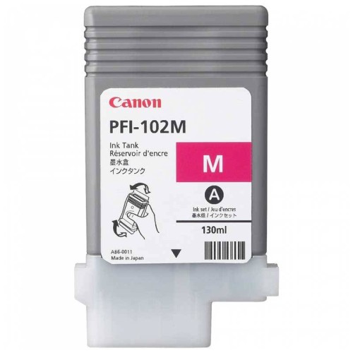 Cartouche encre PFI-102M Canon 130 ml l Magenta Cartouche encre PFI-102M Canon 130 ml l Magenta