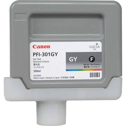 Cartouche encre Canon  PFI-301GY l Gris Cartouche encre Canon  PFI-301GY l Gris