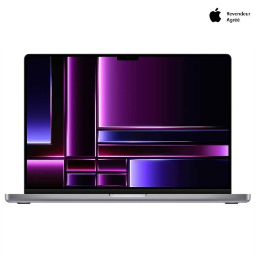 Apple MacBook Pro 14" M2 Pro 2023 512Go SSD 16Go TouchBar Gris sidéral front view Apple MacBook Pro 14" M2 Pro 2023 512Go SSD 16Go TouchBar Gris sidéral