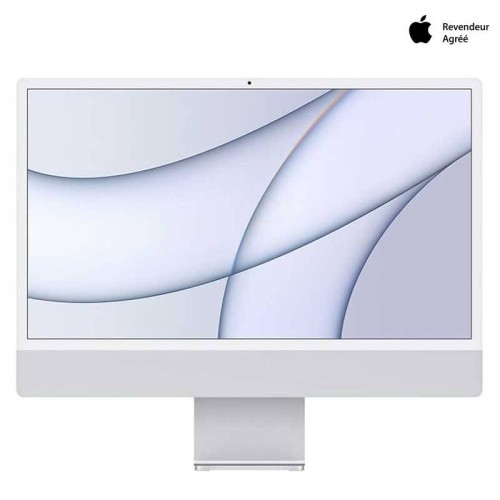 Apple iMac 24''  Retina 4.5K l Puce M1 (2021) l 16Go l 512Go SSD l Silver l (Z12Q000LF) Apple iMac 24''  Retina 4.5K - Puce M1 - 8Go - 256Go SSD -Silver