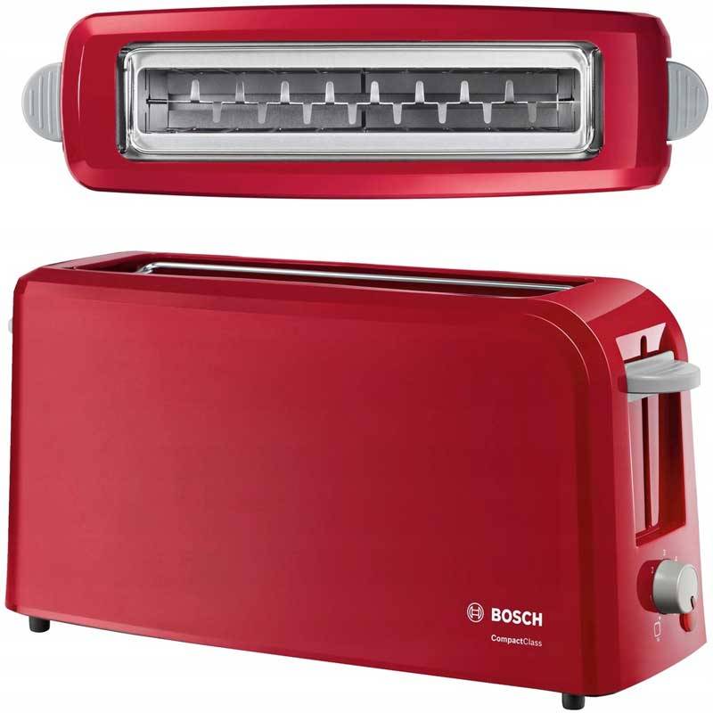 Grille Pain BOSCH CompactClass TAT3A004 / 980W / Rouge