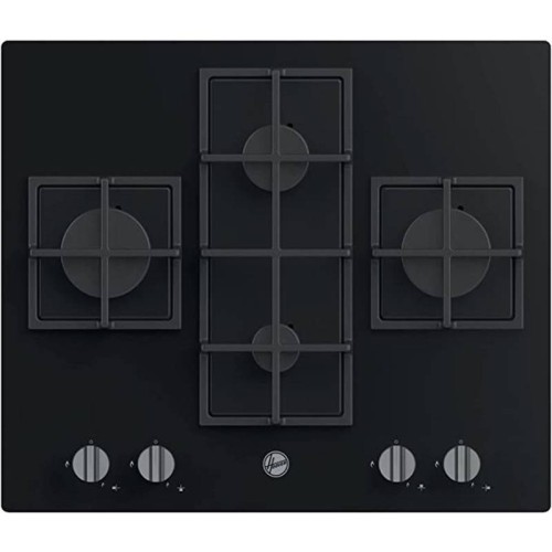Plaque de Cuisson HOOVER HVG6DK3B-4U2 4 Feux 60 cm - Noir