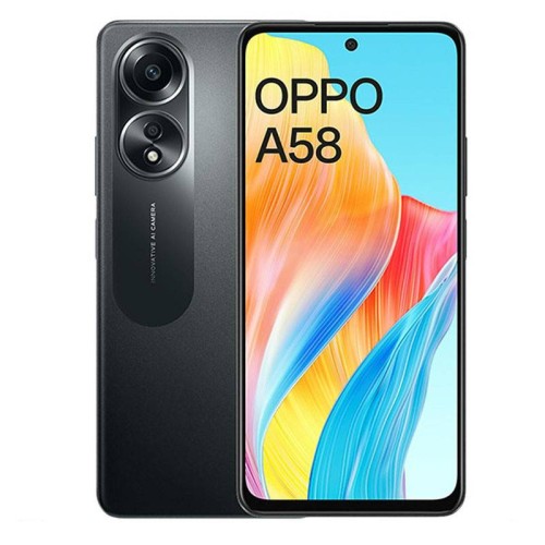 Smartphone  OPPO A58 l 6.72'' l 4G l Double SIM l 8 Go + 128Go l Noir Smartphone  OPPO A58 l 6.72'' l 4G l Double SIM l 8 Go + 128Go l Noir