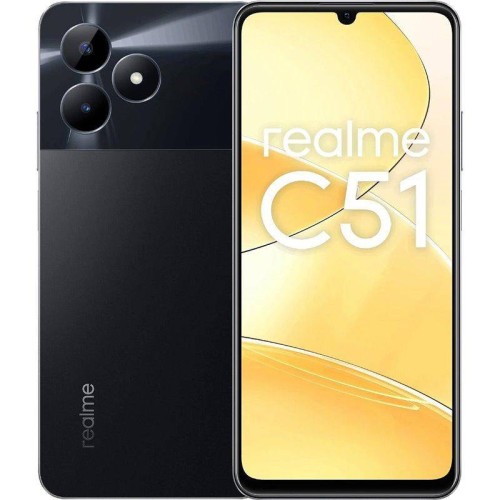Smartphone REALME C51 4Go 128Go Double SIM - Noir Smartphone REALME C51 4Go 128Go Double SIM - Noir