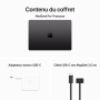 Apple MacBook Pro 14" - Apple M3 Pro (2023)  - 512 Go SSD - 18Go - Noir sidéral - (MRX33FN/A)