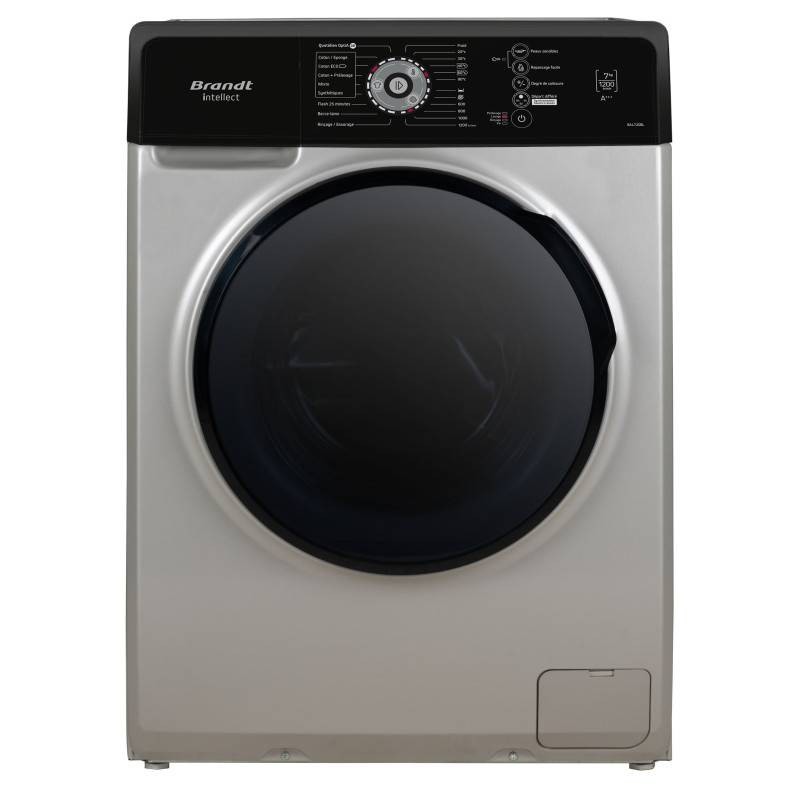 Machine à laver Automatique Brandt - 8 Kg - BAL82SBL- Silver