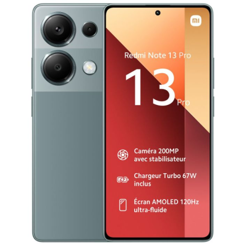 Smartphone Xiaomi Redmi Note 13 Pro (8+256G) - Forest Green Smartphone Xiaomi Redmi Note 13 Pro (8+256G) - Forest Green