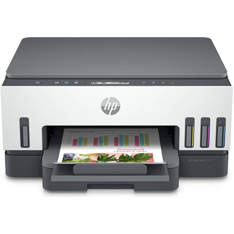Imprimante tout-en-un HP Smart Tank 720  Jet d'encre (6UU46A) avec 5 bouteilles d'encre offertes prix Tunisie