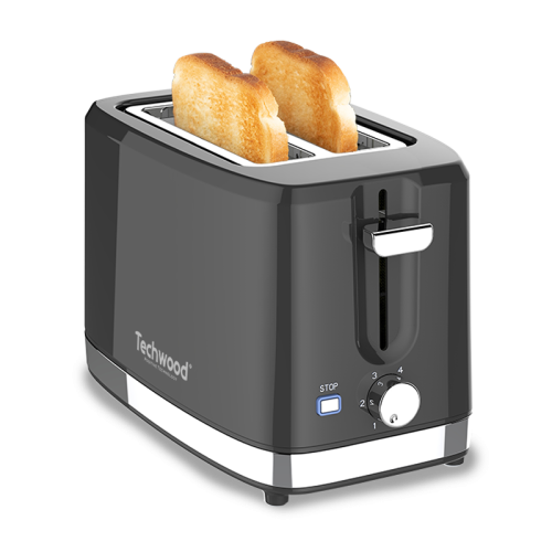 Grille Pain TECHWOOD 2 fentes larges TGP-706 l 750W