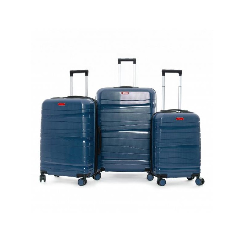 Set de trois valises - Titou - Bleu
