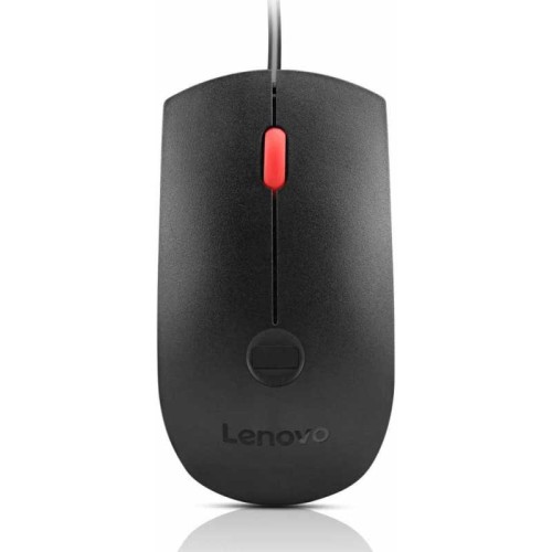 Souris USB Lenovo Fingerprint Biometric Noir Souris USB Lenovo Fingerprint Biometric top side view