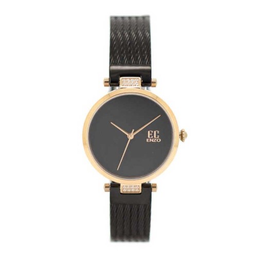 Montre Femme ENZO COLLECTION EC1061-S-MB-F - Noir Montre Femme ENZO COLLECTION EC1061-S-MB-F - Noir