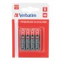 Piles alcalines AAA Verbatim 1.5V  - Pack de 4 - 49920