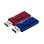 Multipack de deux clés USB Verbatim 32 Go - rouge et bleu