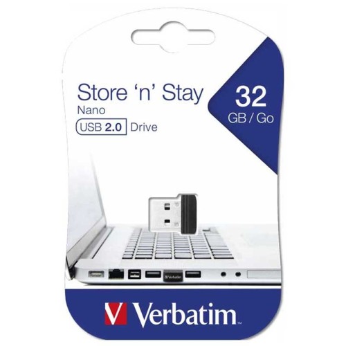 Clé NANO USB Store 'n' Stay Verbatim - 32Go (098130) Clé NANO USB Store 'n' Stay Verbatim - 32Go (098130)