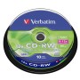 SPINDLE DE 10 CD-RW | Verbatim | (43480)